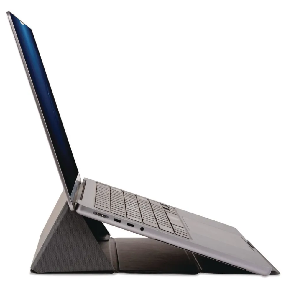 Allsop 9.5 in. x 14.5 in. x 3 in. Foldio Laptop and Tablet Stand Supports 7 lb - Black