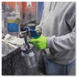 Ammex 8 mil Heavy-Duty Industrial Powder-Free Nitrile Gloves - X-Large, Green (1000/Carton)