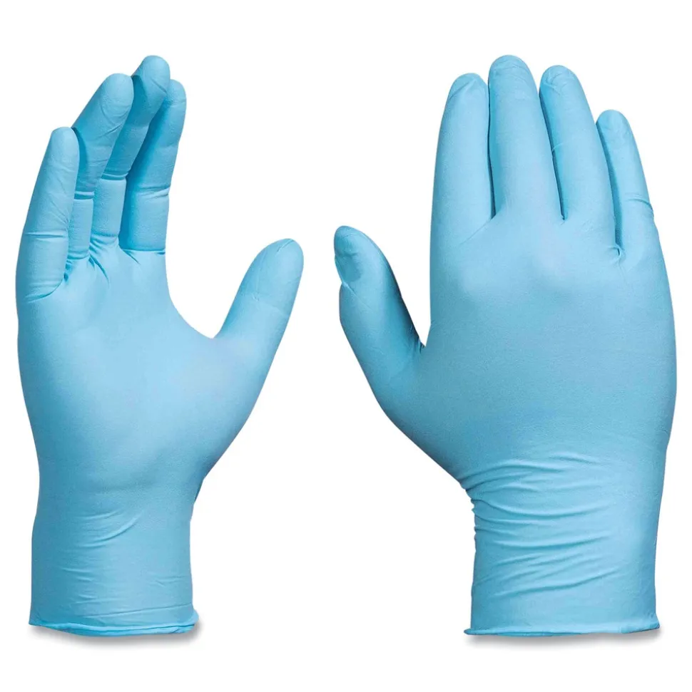Ammex 5 mil Industrial Powder-Free Nitrile Gloves - X-Large, Blue (1000/Carton)