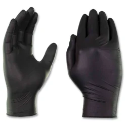 Ammex 5 mil Industrial Powder-Free Nitrile Gloves - X-Large, Black (1000/Carton)