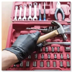 Ammex 5 mil Industrial Powder-Free Nitrile Gloves - X-Large, Black (1000/Carton)