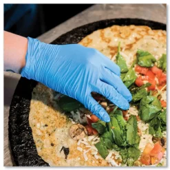 Ammex 5 mil Industrial Powder-Free Nitrile Gloves - Small, Blue (1000/Carton)