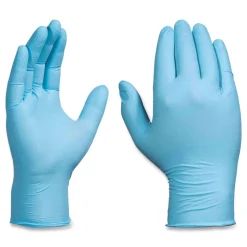 Ammex 5 mil Industrial Powder-Free Nitrile Gloves - Small, Blue (1000/Carton)