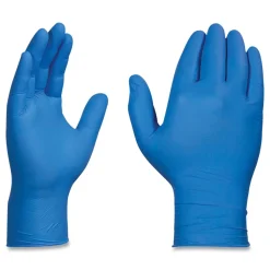 Ammex 3 mil Industrial Powder-Free Nitrile Gloves - Small, Blue (1000/Carton)
