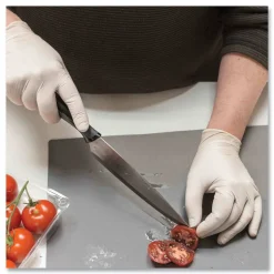 Ammex 4 mil Powder-Free Latex Disposable Gloves - Small, Ivory (1000/Carton)