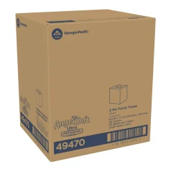 Angel Soft 2-Ply ps Ultra Facial Tissue - White (36 Boxes/Carton)
