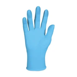 Ansell 4 mil Thick 9.5 in. Long Powder-Free G10 Comfort Plus Blue Nitrile Gloves - Medium, Light Blue (100/Box, 10 Boxes/Carton)