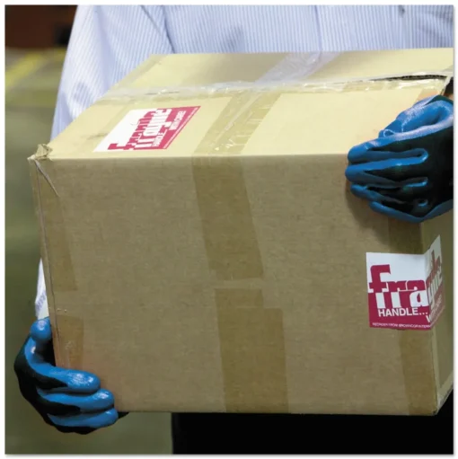 Ansell 230 mm Length G40 Foam Nitrile Coated Gloves - Medium/Size 8, Blue (12 Pairs/Pack)