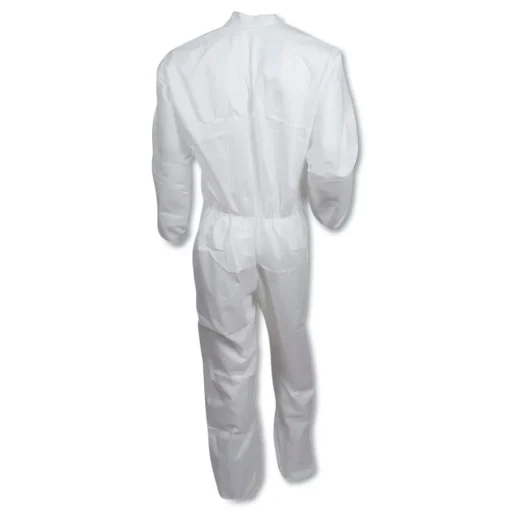 Ansell A30 Elastic-Back and Cuff Coveralls - Double Extra Large, White (25/Carton)