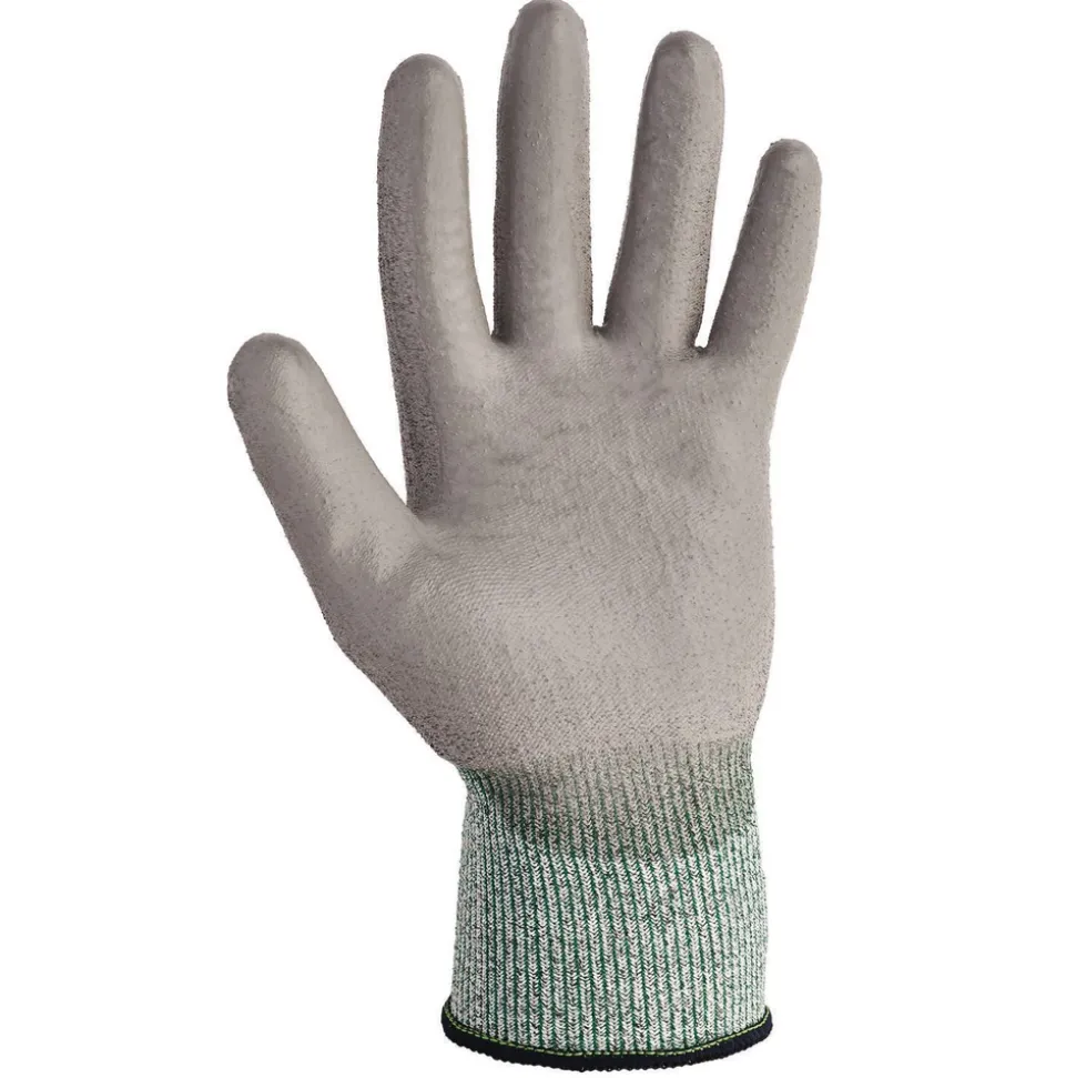 Ansell EN388: 4X42B 9 in. Long G60 Level 3 Economy Cut Resistant Gloves - Extra Large (Size 10), Gray/Marled Gray (12 Pairs/Carton)