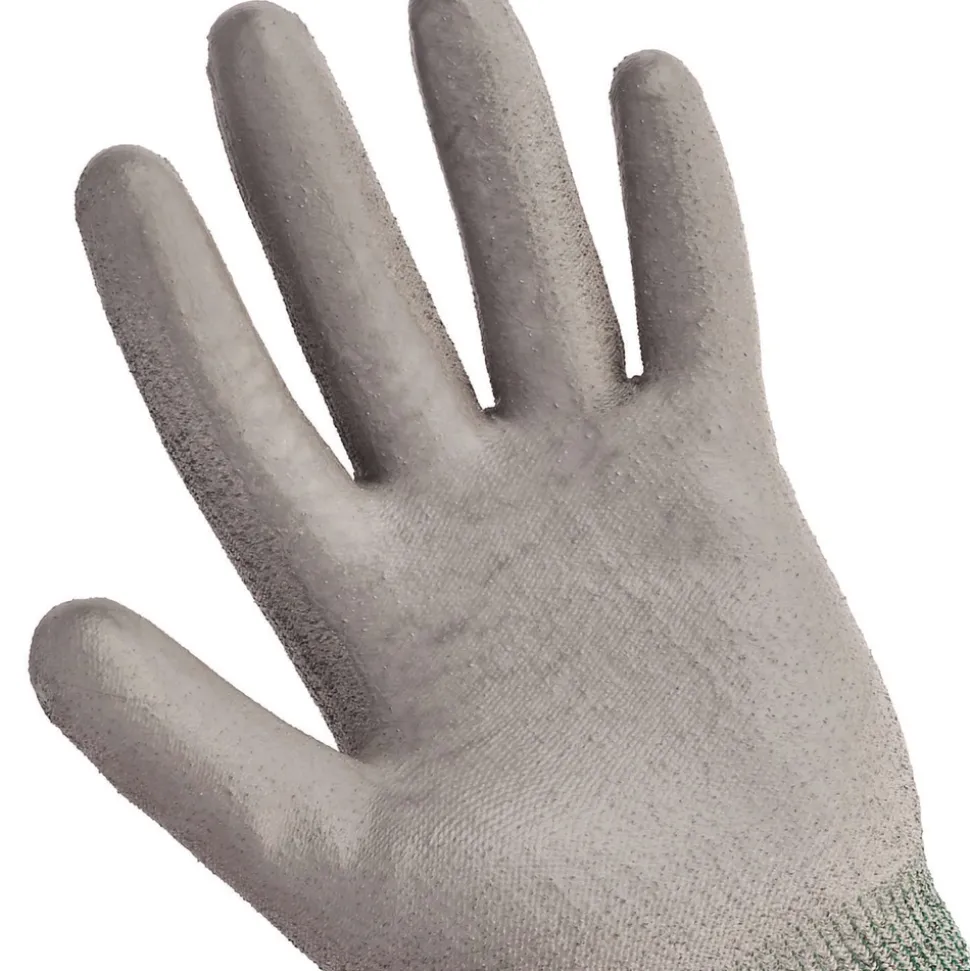Ansell EN388: 4X42B 9 in. Long G60 Level 3 Economy Cut Resistant Gloves - Extra Large (Size 10), Gray/Marled Gray (12 Pairs/Carton)