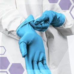 Ansell Kimtech Element Nitrile Exam Gloves - X-Large, Blue (2500/Carton)