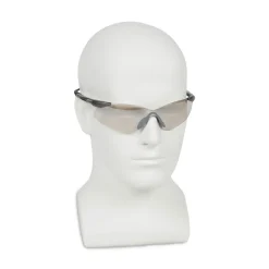 Ansell Nemesis VL Indoor/Outdoor Uncoated Lens Safety Glasses - Gunmetal Frame