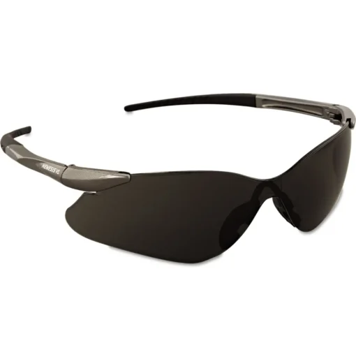 Ansell Nemesis VL Safety Glasses - Gunmetal Frame, Smoke Uncoated Lens