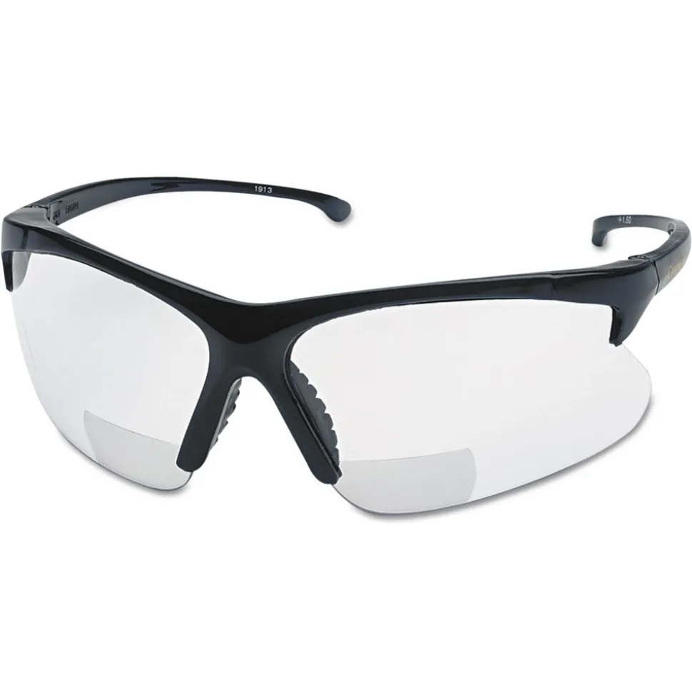 Ansell V60 30 06 Reader Safety Eyewear - Black Frame/Clear Lens
