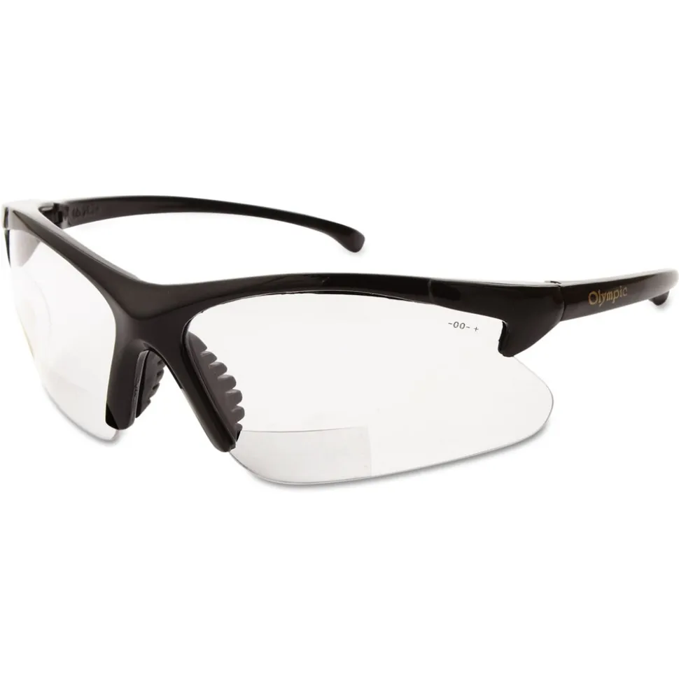 Ansell V60 30 06 Reader Safety Eyewear - Black Frame/Clear Lens