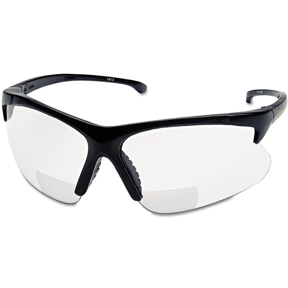 Ansell V60 30 06 Reader Safety Eyewear - Black Frame/Clear Lens