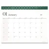 AT-A-GLANCE 21.75 in. x 17 in. 12-Month (Jan-Dec): 2026 WorkStyle Monthly Desk Pad Calendar - White Sheets, Teal Headband/Clear Corners