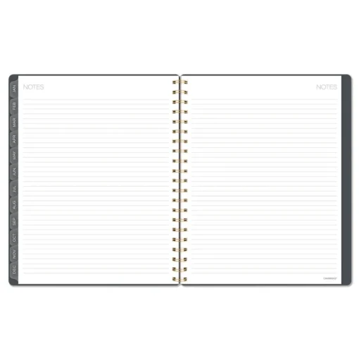AT-A-GLANCE 11 in. x 8.5 in. 12-Month (Jan-Dec 2026) Hera Weekly Monthly Planner - Black/Gold Cover