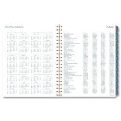 AT-A-GLANCE 11 in. x 8.5 in. 12-Month (Jan-Dec 2026) Midnight Garden Weekly/Monthly Planner - Black/Pink/Green Cover