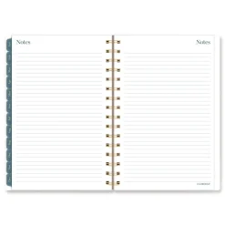 AT-A-GLANCE 8.5 in. x 5.5 in. 12-Month (Jan-Dec 2026) Midnight Garden Weekly/Monthly Planner - Black/Pink/Green Cover