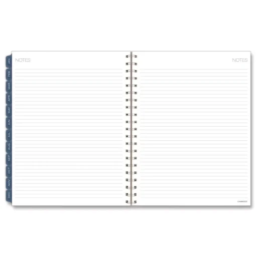 AT-A-GLANCE 11 in. x 8.5 in. 12-Month (Jan-Dec 2026) Abyss Weekly/Monthly Planner - Blue Cover