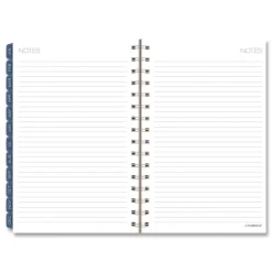 AT-A-GLANCE 8.5 in. x 5.5 in. 12-Month (Jan-Dec 2026) Abyss Weekly/Monthly Planner - Blue Cover