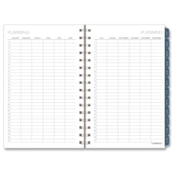 AT-A-GLANCE 8.5 in. x 5.5 in. 12-Month (Jan-Dec 2026) Abyss Weekly/Monthly Planner - Blue Cover
