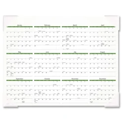 AT-A-GLANCE 12-Month (Jan to Dec): 2026 22 in. x 17 in. Puppies Photography Puppies Monthly Desk Pad Calendar - White Sheets, Clear Corners