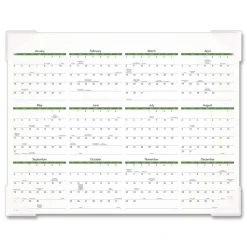 AT-A-GLANCE 12-Month (Jan to Dec): 2026 22 in. x 17 in. Puppies Photography Puppies Monthly Desk Pad Calendar - White Sheets, Clear Corners