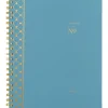 AT-A-GLANCE Workstyle 11 in. x 9.38 in. 12-Month (Jan to Dec) 2025 Geometric Artwork Weekly/Monthly Planner - Blue/Gold Cover