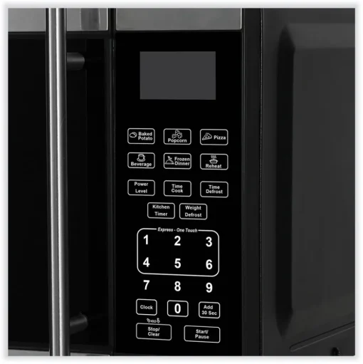 Avanti MT7V3S 700 Watts 0.7 Cubic Foot Microwave Oven - Black/Stainless Steel