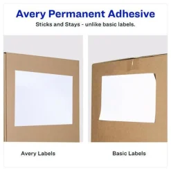 Avery 8.5 in. x 11 in. Shipping Labels-Bulk Packs for Inkjet/Laser Printers - White (250/Box)
