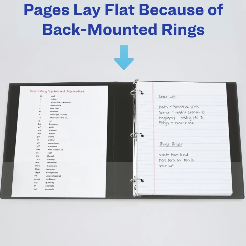 Avery 3 One Touch EZD Rings 2 in. Capacity 11 in. x 8.5 in. Heavy-Duty View Binder with DuraHinge - Purple (6/Carton)