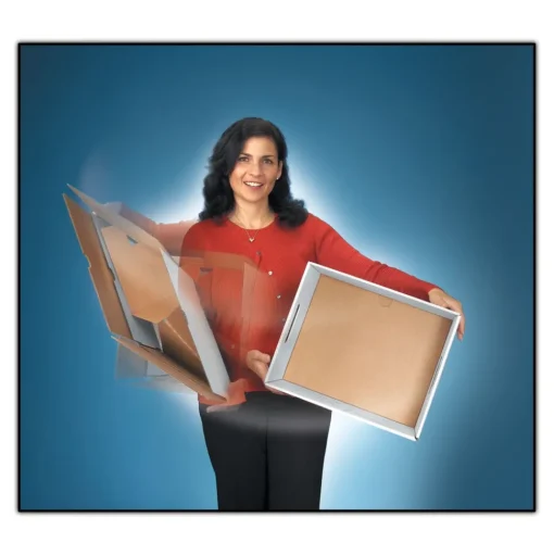 Bankers Box 12.5 in. x 16.25 in. x 10.25 in. STOR/FILE Medium-Duty 100% Recycled Letter/Legal Storage Boxes - Kraft (20/Carton)