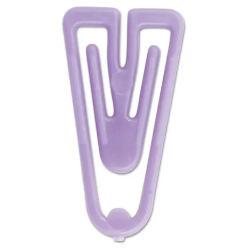 Baumgartens Plastiklips Smooth Paper Clips - Small/Assorted Colors (1000/Box)