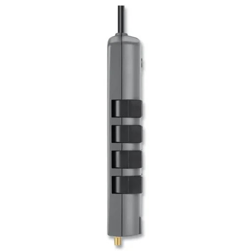 Belkin 4320 J 12 AC Outlets 8 ft. Cord Pivot Plug Surge Protector - Gray