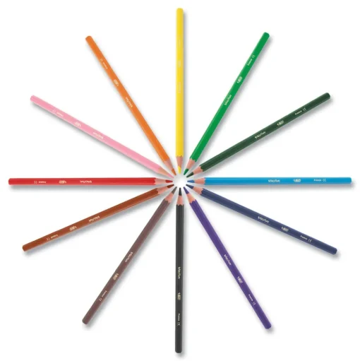 BIC Kids Colored Pencils Crayons Markers Coloring Combo Pack in Durable Case (36/Pack)