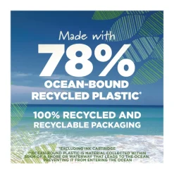 BIC Medium 1 mm Ecolutions Retractable Gel Pen - Assorted Ink Colors, Blue Barrel (12/Pack)