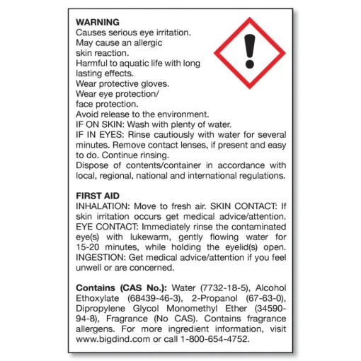 Big D Industries 1-Gal. Water-Soluble Deodorant - Mountain Air (4/Carton)