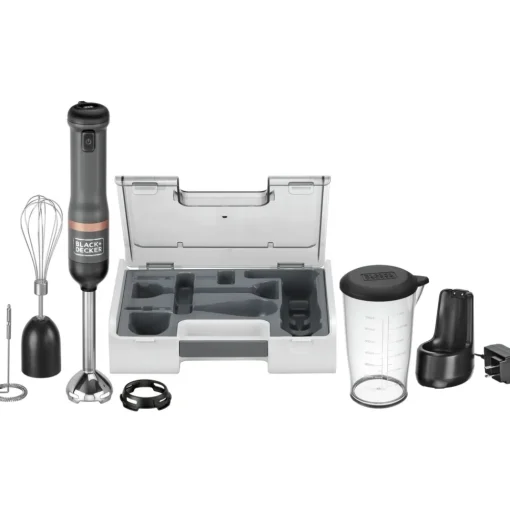 Black & Decker kitchen wand Cordless Blender 3-in-1 Kitchen Multi-Tool - Grey
