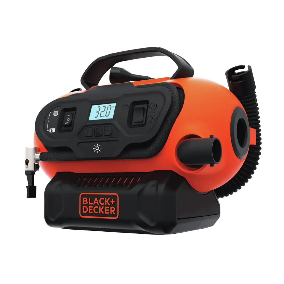 Black & Decker 20V MAX Lithium-Ion Cordless and Corded Power Portable Air Compressor