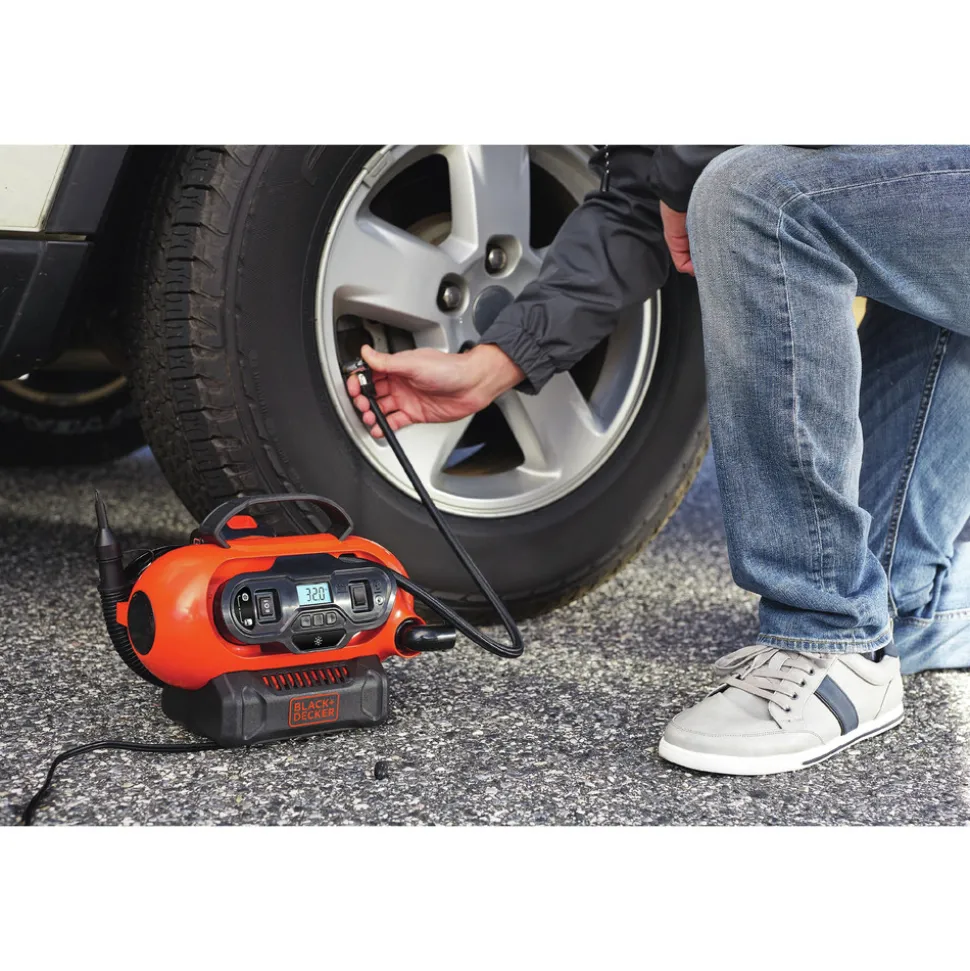 Black & Decker 20V MAX Lithium-Ion Cordless and Corded Power Portable Air Compressor