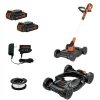 Black & Decker 20V MAX Lithium-Ion 12 in. 3-in-1 Cordless Compact Mower Kit (2 Ah)