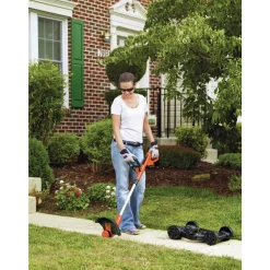 Black & Decker 20V MAX Lithium-Ion 12 in. 3-in-1 Cordless Compact Mower Kit (2 Ah)