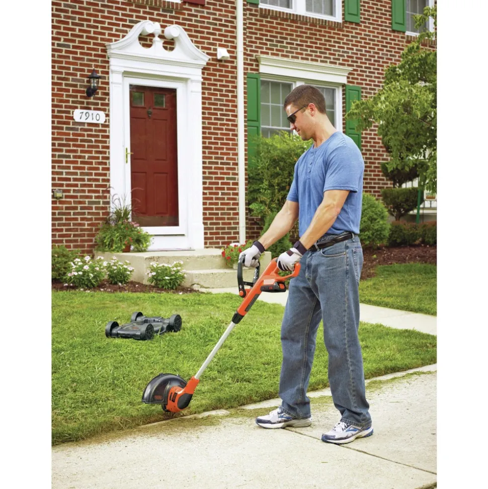 Black & Decker 20V MAX Lithium-Ion 12 in. 3-in-1 Cordless Compact Mower Kit (2 Ah)
