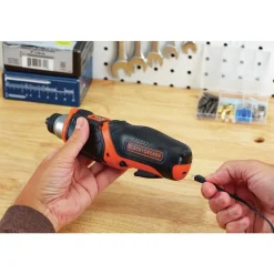 Black & Decker 4V MAX Lithium-Ion Brushed Cordless Screwdriver with Picture-Hanging Kit