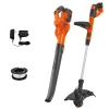Black & Decker 40V MAX String Trimmer/Edger and Sweeper Combo Kit