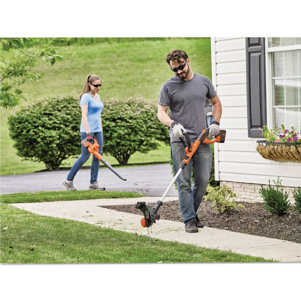 Black & Decker 40V MAX String Trimmer/Edger and Sweeper Combo Kit