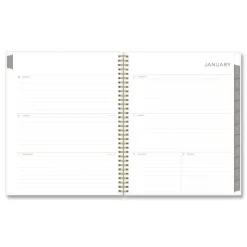 Blue Sky 11 in. x 8.5 in. 12-Month (Jan to Dec): 2026 Mimosa Weekly/Monthly Planner - Floral Artwork, Yellow/Green/White Cover